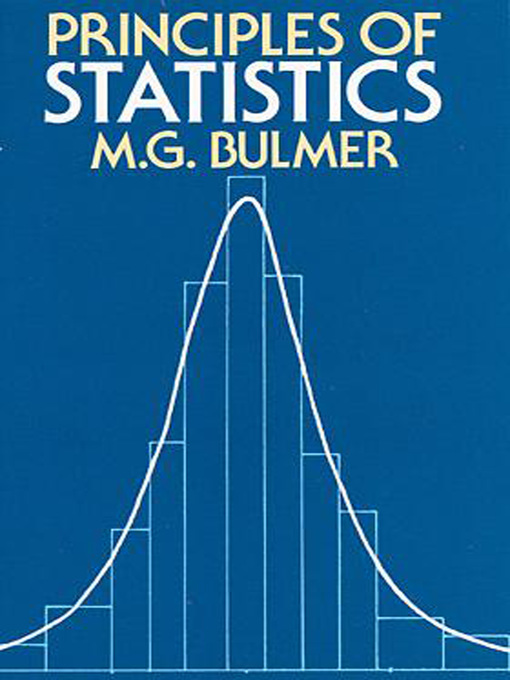 Title details for Principles of Statistics by M. G. Bulmer - Available